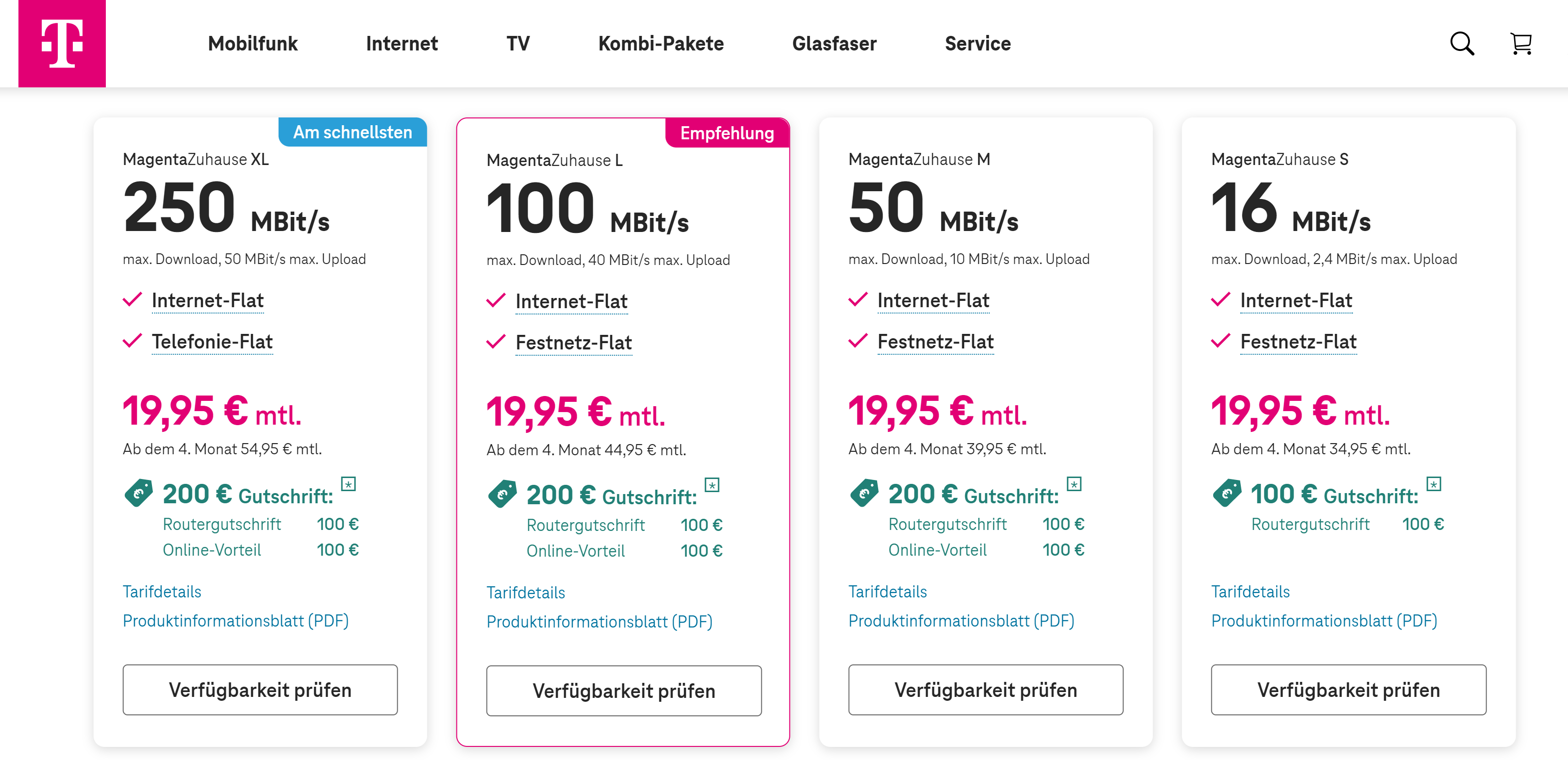 Telekom Tariffs